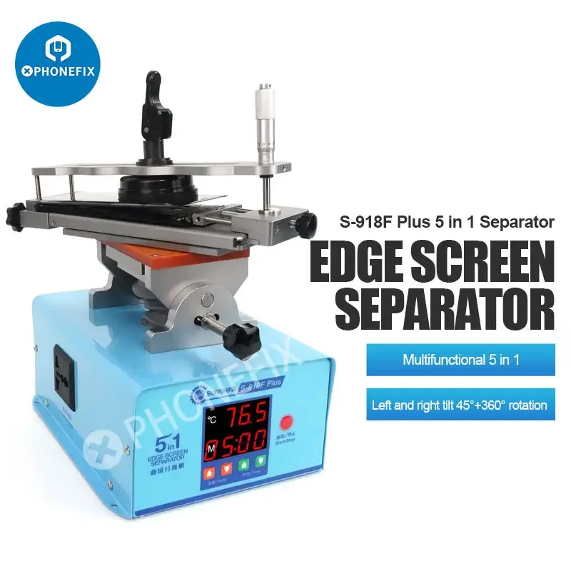 Sunshine S-918F Plus 5 in 1 Separatore per schermo LCD con rotazione a 360°
