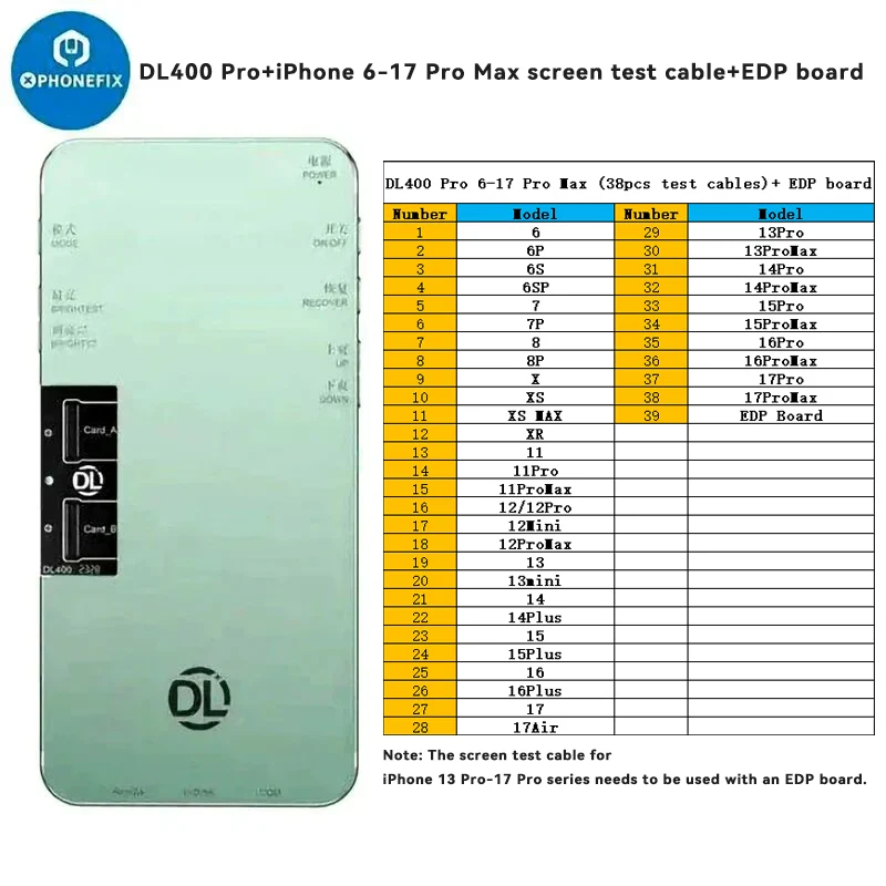 DL400 Pro iTestBox Tester per display touch screen per iPhone 6-16 Plus