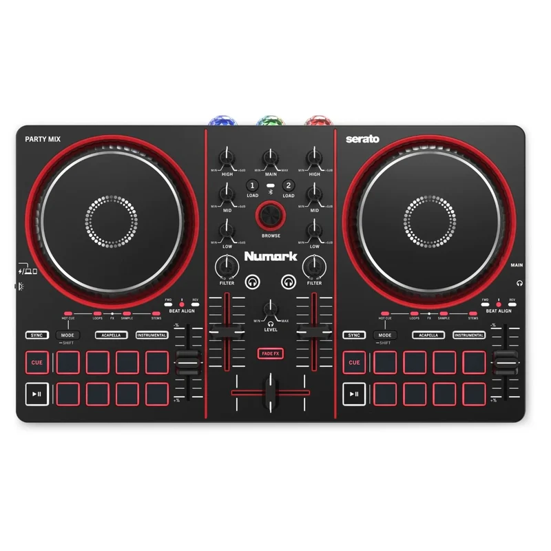 Numark Party Mix III DJ Controller w/ Built-In Light Show
