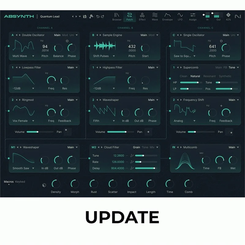 Native Instruments Absynth 6 Software Synthesizer Update Version (eLicense)
