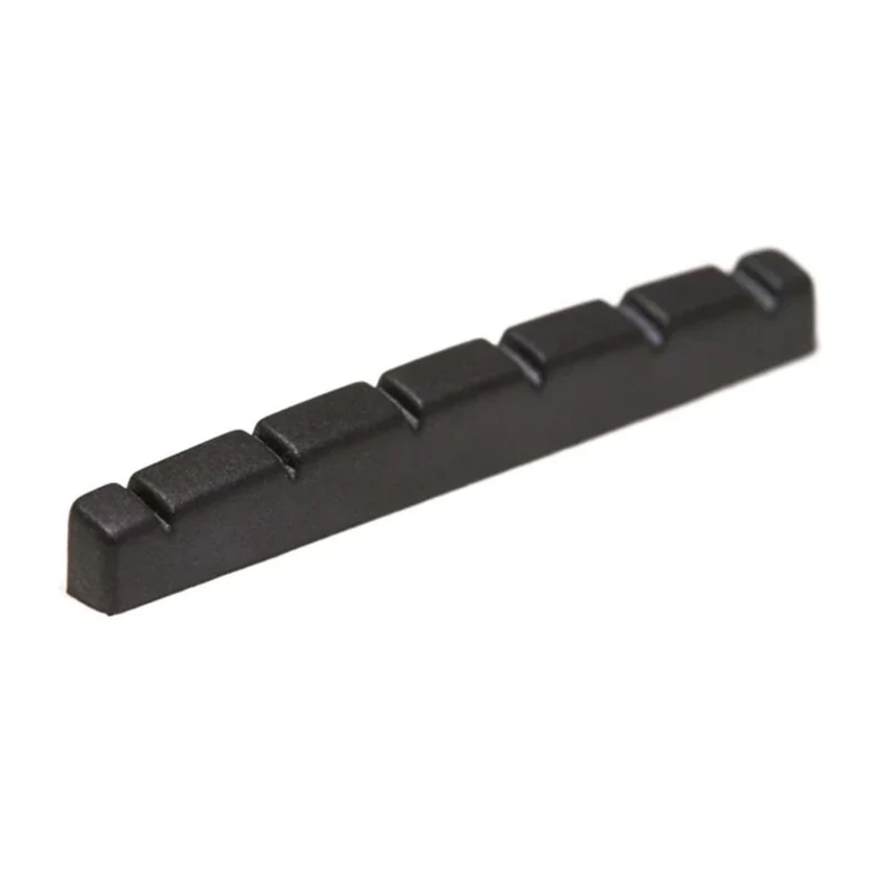 Graph Tech Tusq XL Slotted Flat Bottom Guitar Nut (Black)