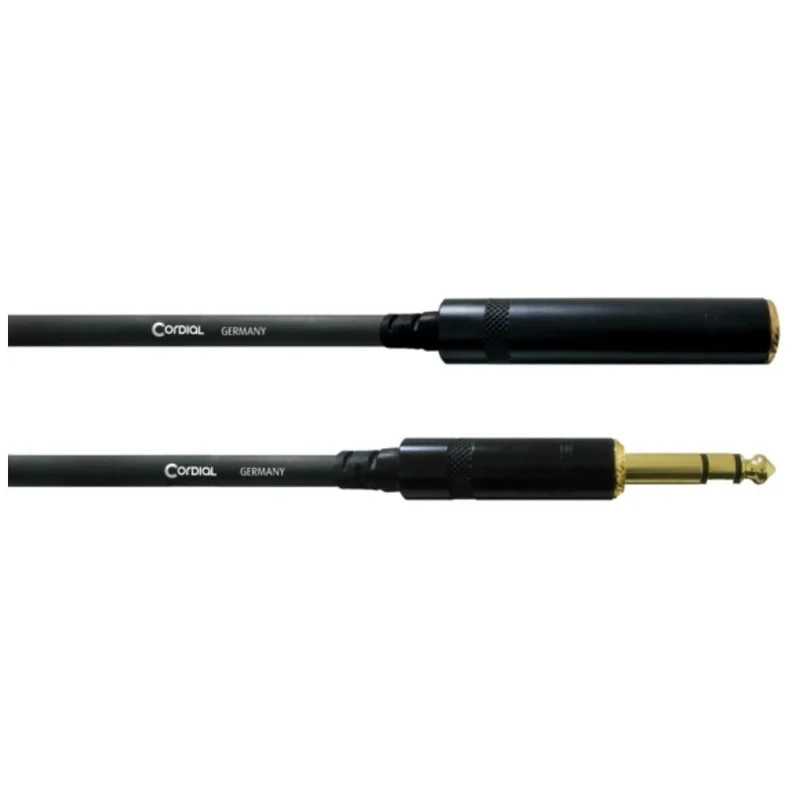 Cordial Essentials REAN 1/4" to 1/4" Female Headphone Extension Cable (10m)