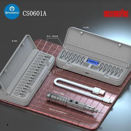 Set di cacciaviti magnetici 34 in 1, kit di strumenti per la riparazione di cellulari, tablet e PC