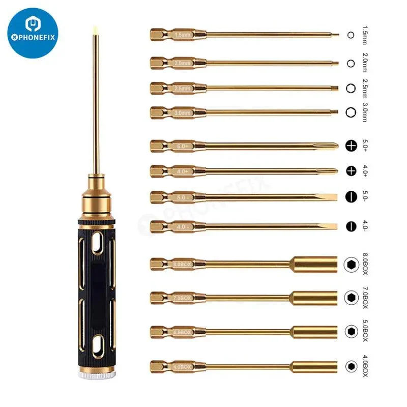 Tutto in 1 RC Car Set di cacciaviti Pinza Manicotto esagonale Kit di riparazione