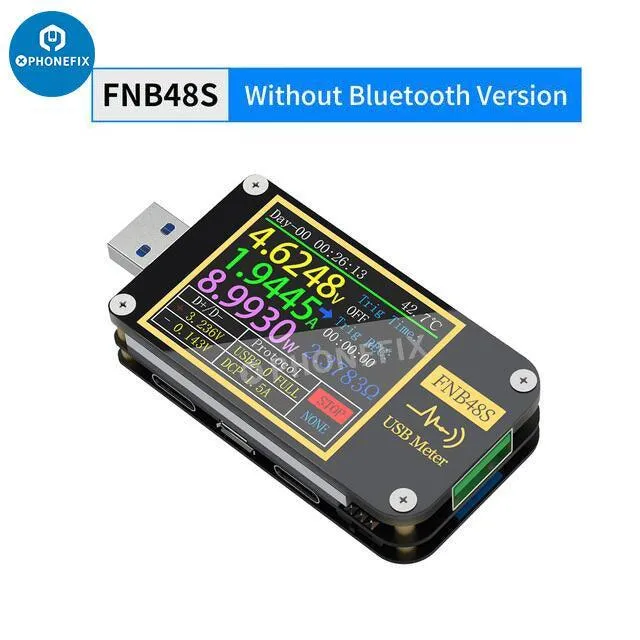 FNB48S FNB58 Voltmetro amperometro USB Tipo-C Tester di ricarica rapida