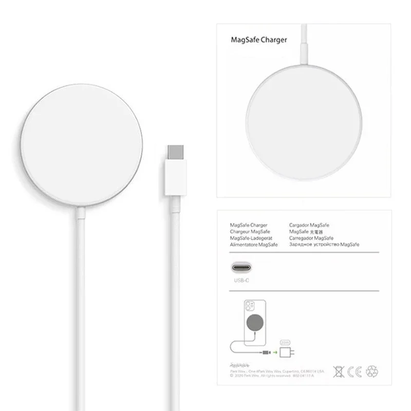 Caricabatterie wireless doppio MagSafe Duo 3 in 1 per iPhone, iWatch, AirPods