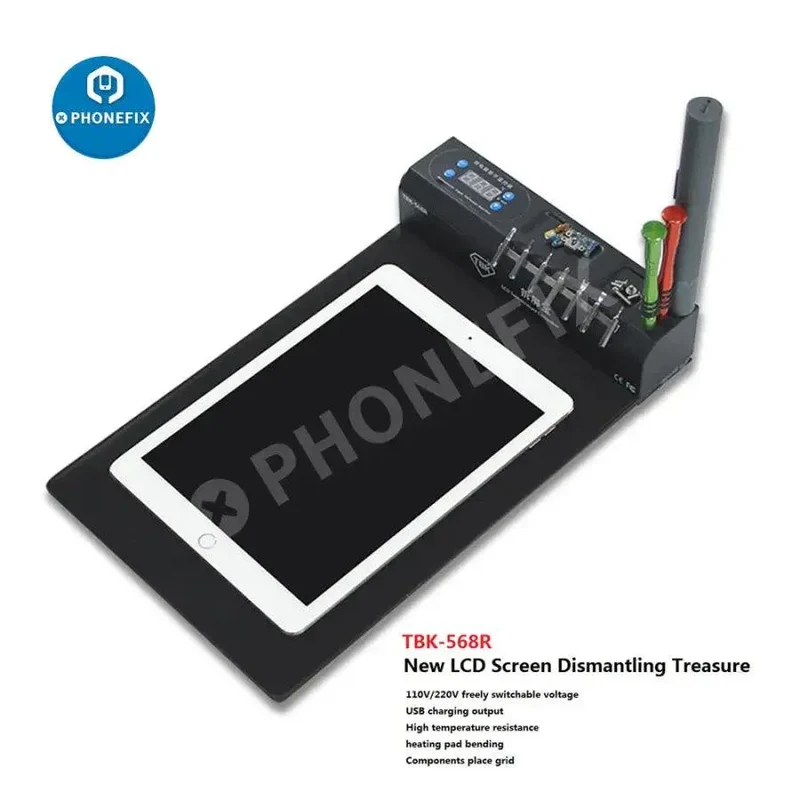 Piattaforma di preriscaldamento per macchina di separazione dello schermo LCD TBK-568R 568A