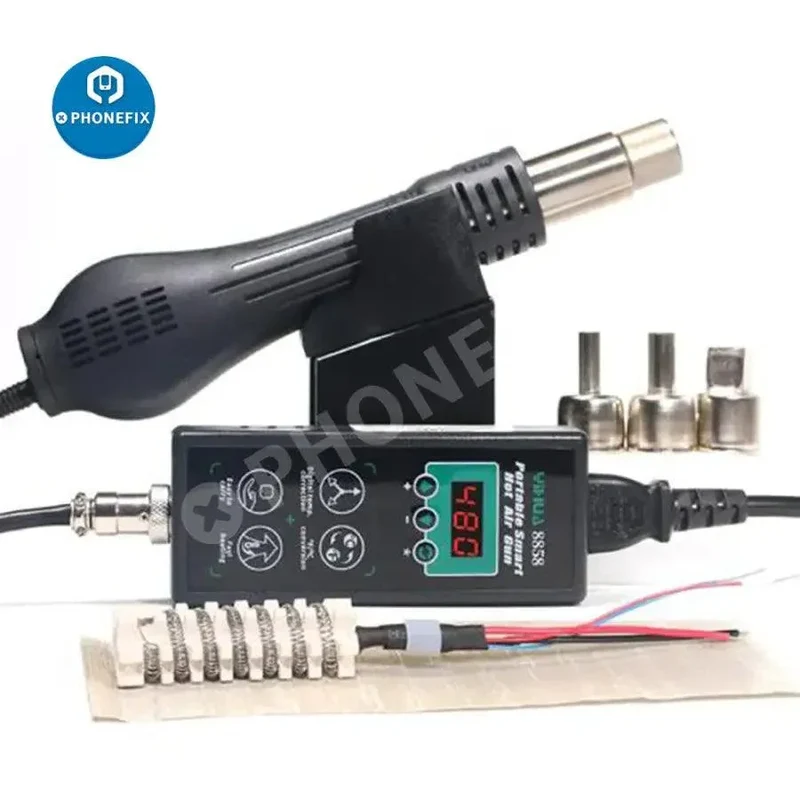 Stazione di rilavorazione per saldatura BGA YIHUA 8858 Pistola ad aria calda portatile