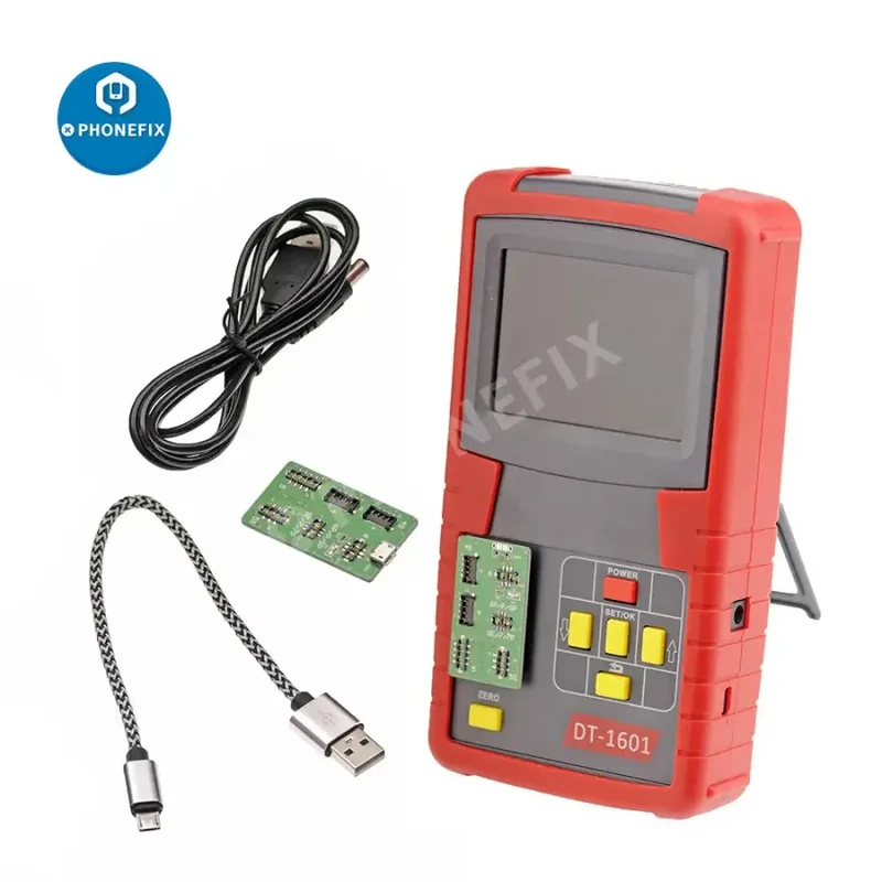 DT-1601 Tester per batteria Analizzatore digitale per iPhone Rilevamento delle proprietà della batteria