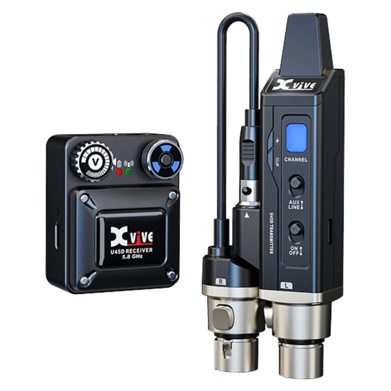 Xvive U45D 5.8GHz Stereo Wireless In-Ear Monitor System w/ Case