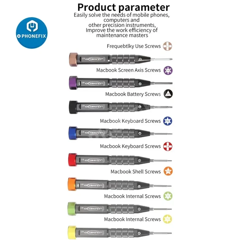 Set di cacciaviti professionali per laptop e MacBook Pro, strumenti essenziali per la riparazione