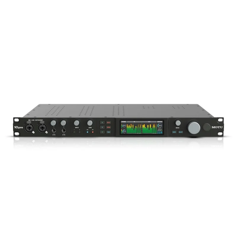 MOTU 10Pre 26x28 TB/USB4 Audio Interface w/ AVB Networking