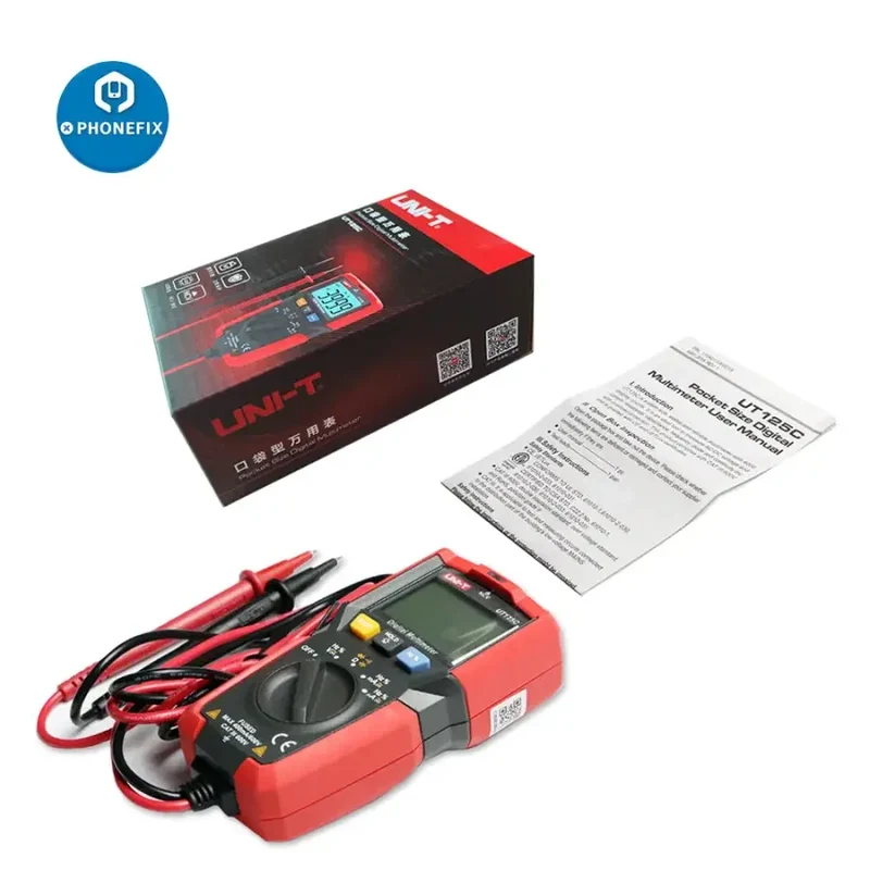UNI-T UT125C Mini multimetro digitale tester di resistenza e capacità