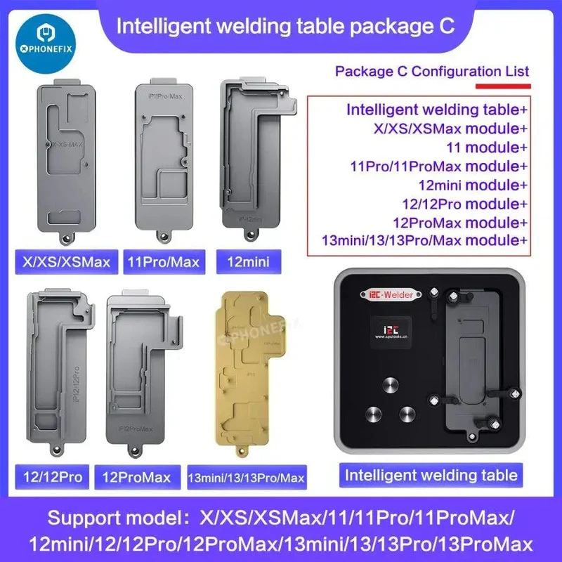 Piattaforma di dissaldatura intelligente i2C-Welder per iPhone X-14 Pro Max