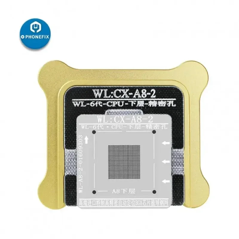 Stencil Reballing WL BGA per iPhone Baseband NAND A6-A14 CPU BGA