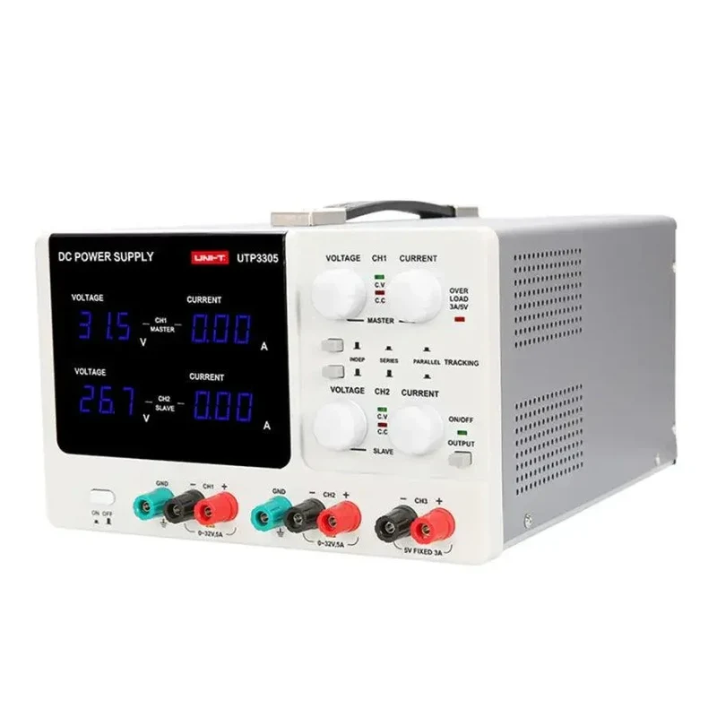 UNI-T VAlimentatore CC a doppio canale con commutazione regolata