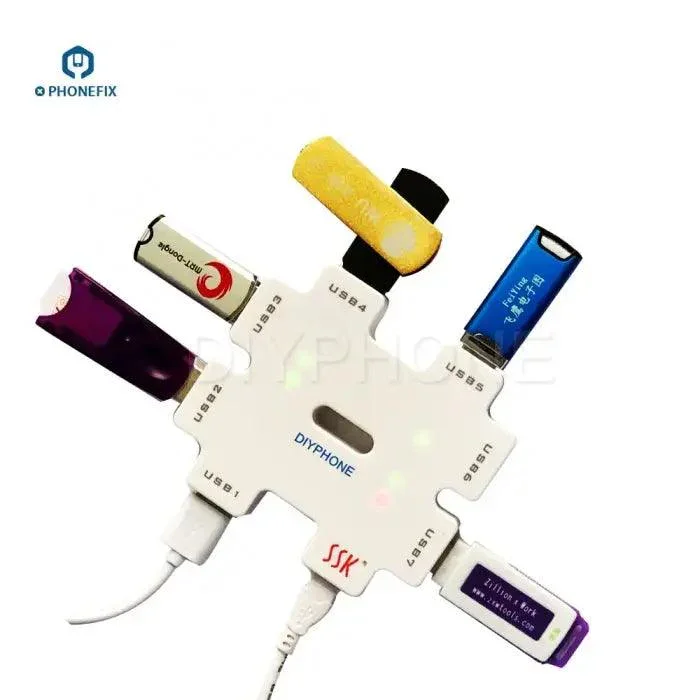 SSK SHU011 USB HUB Power Splitter 7 porte USB Extender