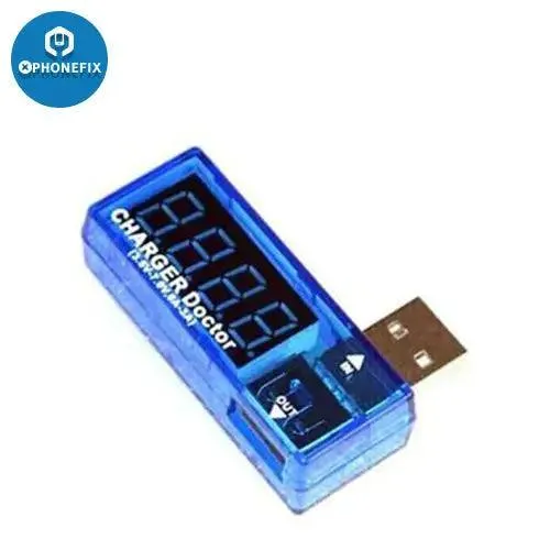 Caricabatterie Porta USB Tensione di uscita Ampere Misuratore Tester Multimetro