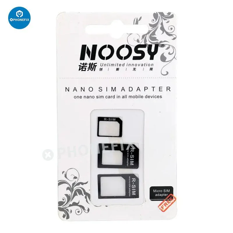 Adattatore per scheda Nano SIM Adattatori per scheda Micro SIM Perno di espulsione
