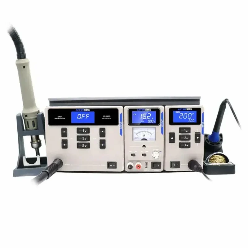ATTEN MS300 Alimentatore CC ad aria calda 3 in 1 per saldatura