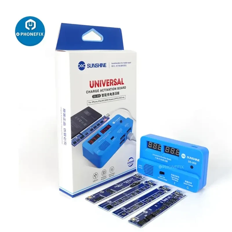 Scheda di attivazione della carica della batteria universale SS-909 Tester per riparazione del telefono