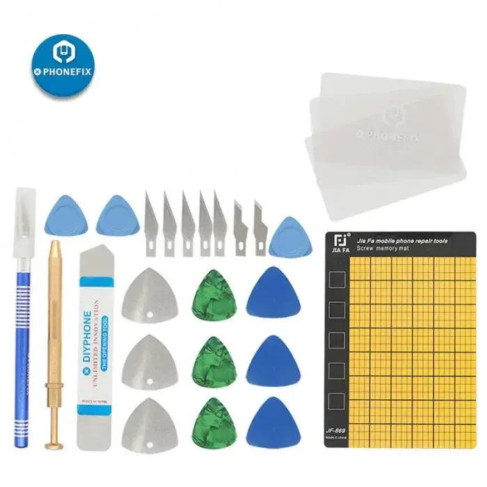 Kit fai da te per la riparazione del telefono con 20 strumenti per l'apertura dello schermo LCD