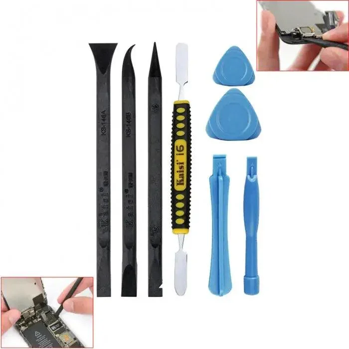 Kit di 8 strumenti per l'apertura dello schermo per la sostituzione e la riparazione dell'iPhone