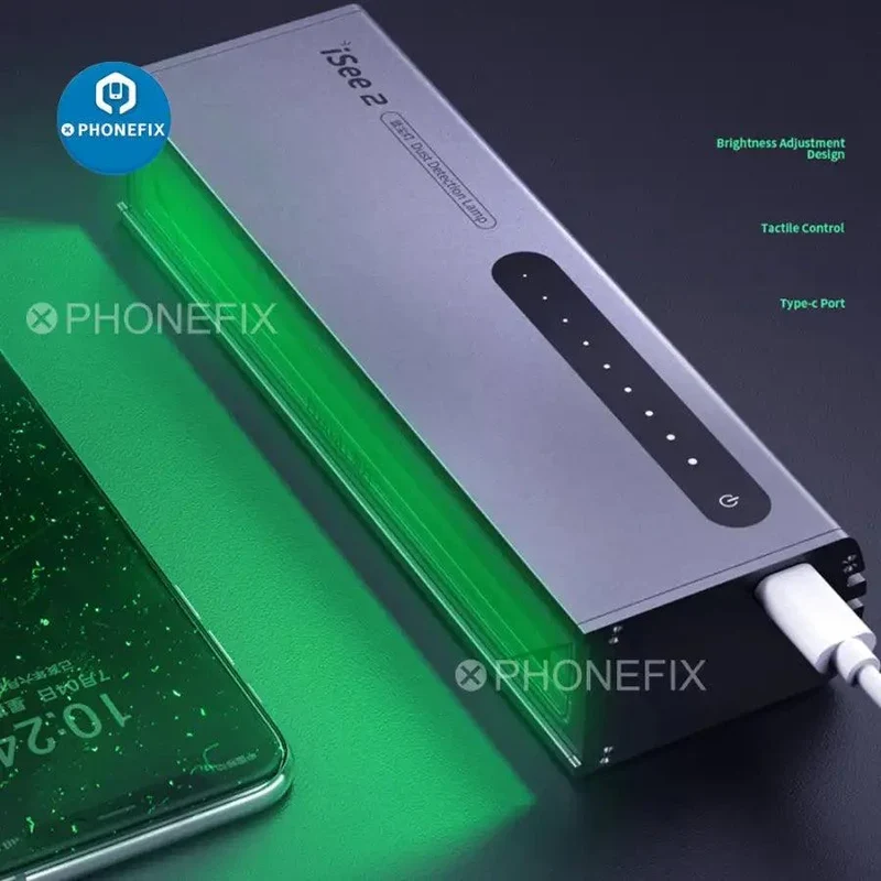 Lampada di rilevamento di impronte digitali, polvere e graffi sullo schermo LCD Qianli iSee2