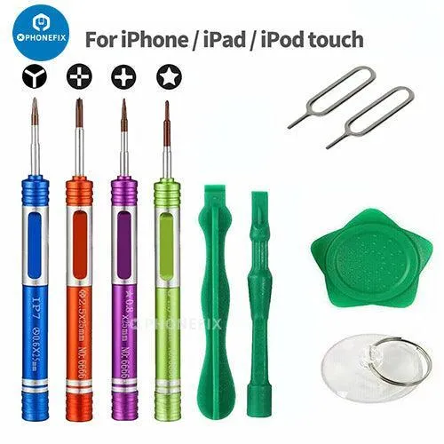 Set di cacciaviti multifunzione per apertura di iPhone X-14