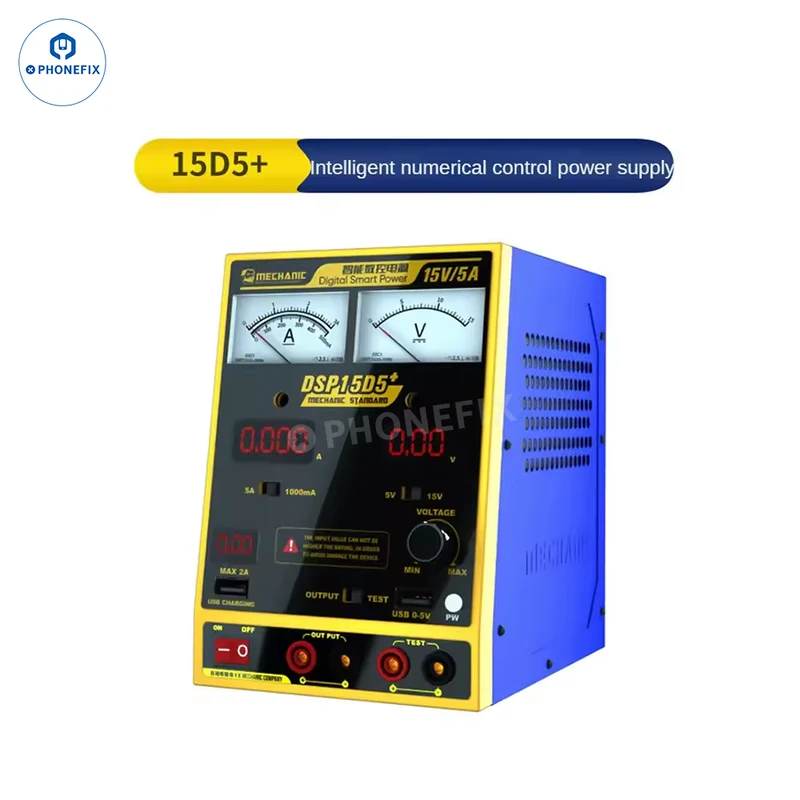 Alimentatore digitale DC Mechanic DSP15D5 15V 5A