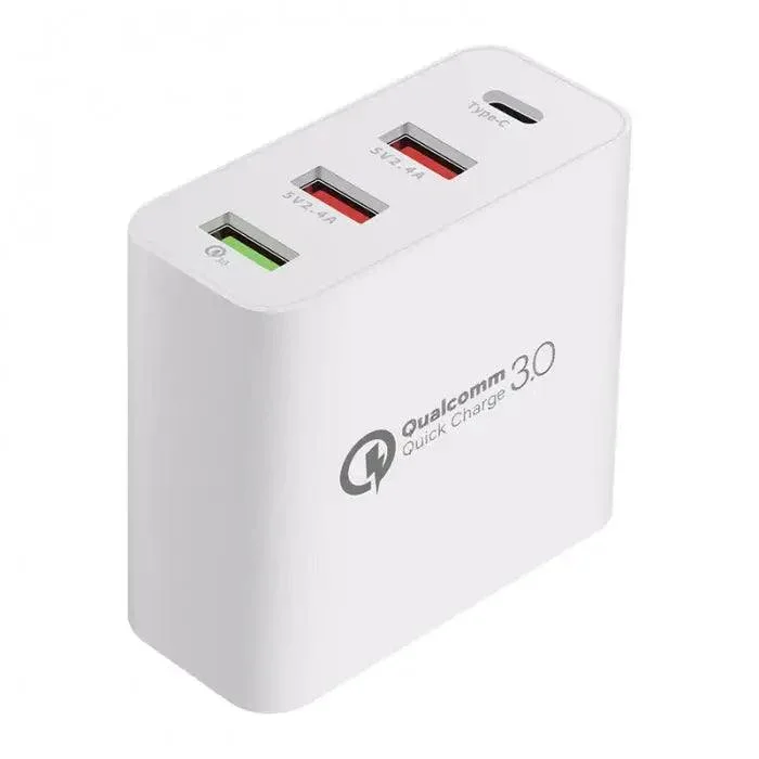 Adattatore di ricarica rapida universale 5V 3A USB Quick Charge 3.0 Type-C