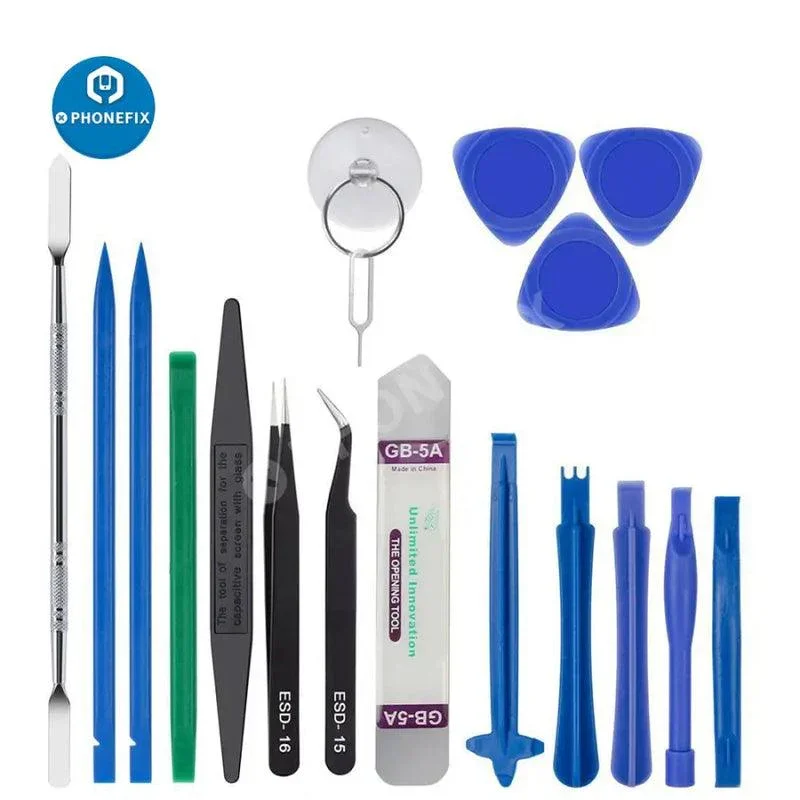 Kit di strumenti multifunzionali per la riparazione del telefono - Set di apertura e leva per cellulari