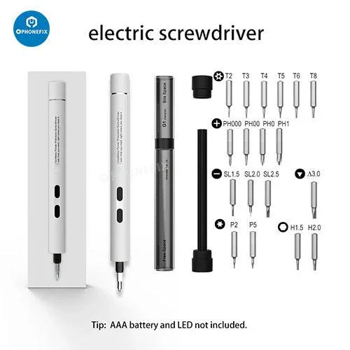 Set di cacciaviti di precisione 23 in 1 per telefono, PC, fotocamera, orologio, strumento di riparazione