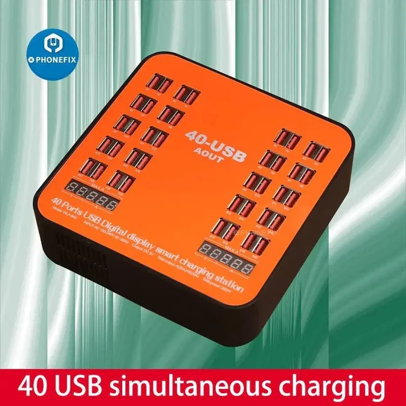 Stazione di alimentazione USB da 200 W con presa di carica multi-porta USB da 40 porte