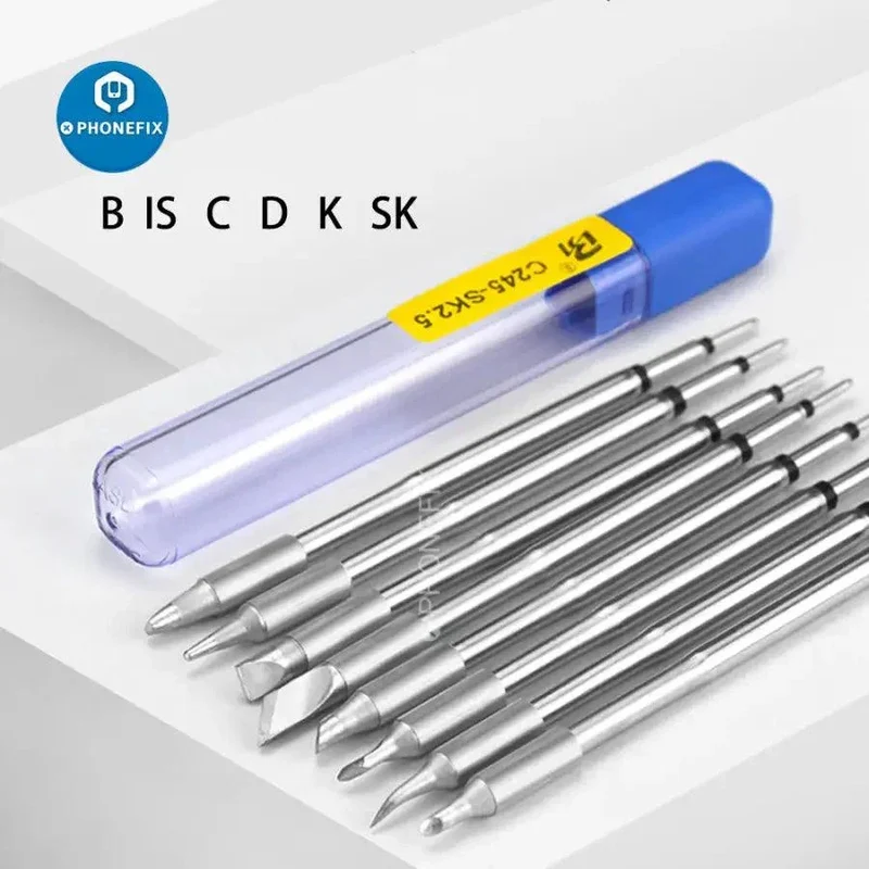 Punta di ricambio per saldatore JBC C245 compatibile con impugnatura JBC T245