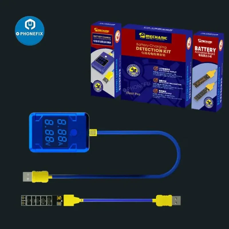 Kit di prova per la carica della batteria Mechanic iTest Pro per telefono Android Apple