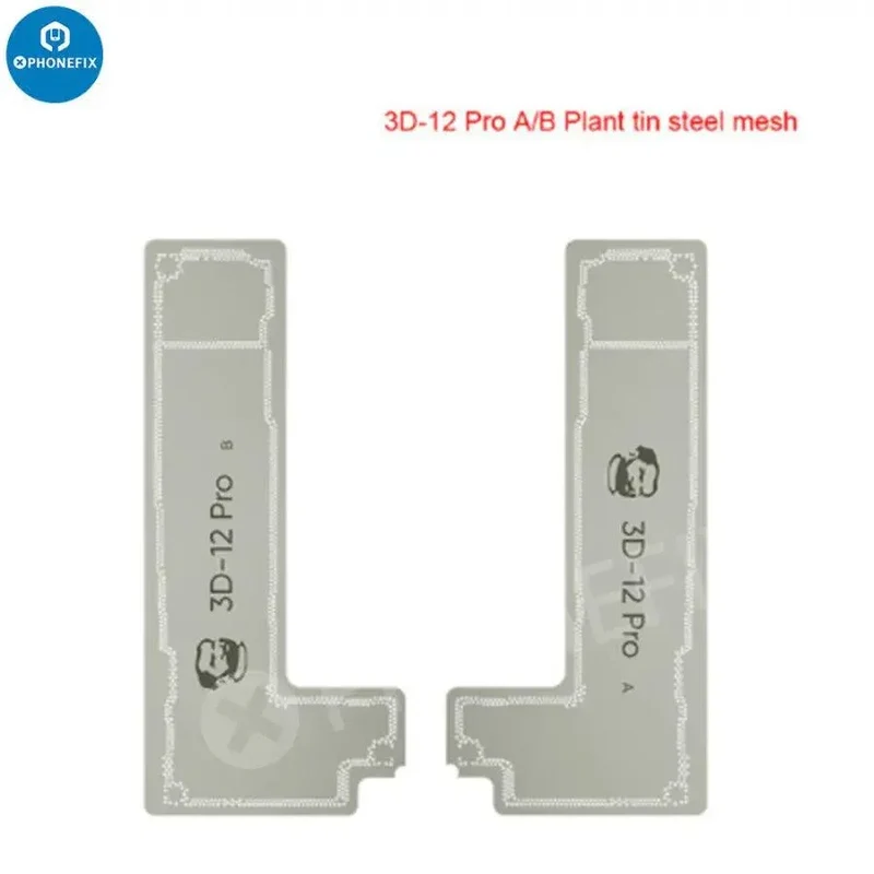 Stencil per reballing del telaio centrale Mechanic 3D-12Pro per iPhone 12 Pro
