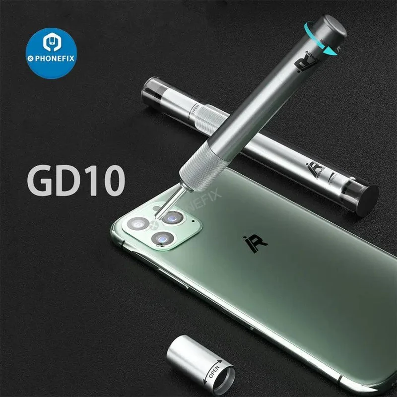 MiJing GD10 Breaking Pen per iPhone X-12 Pro Max Vetro posteriore