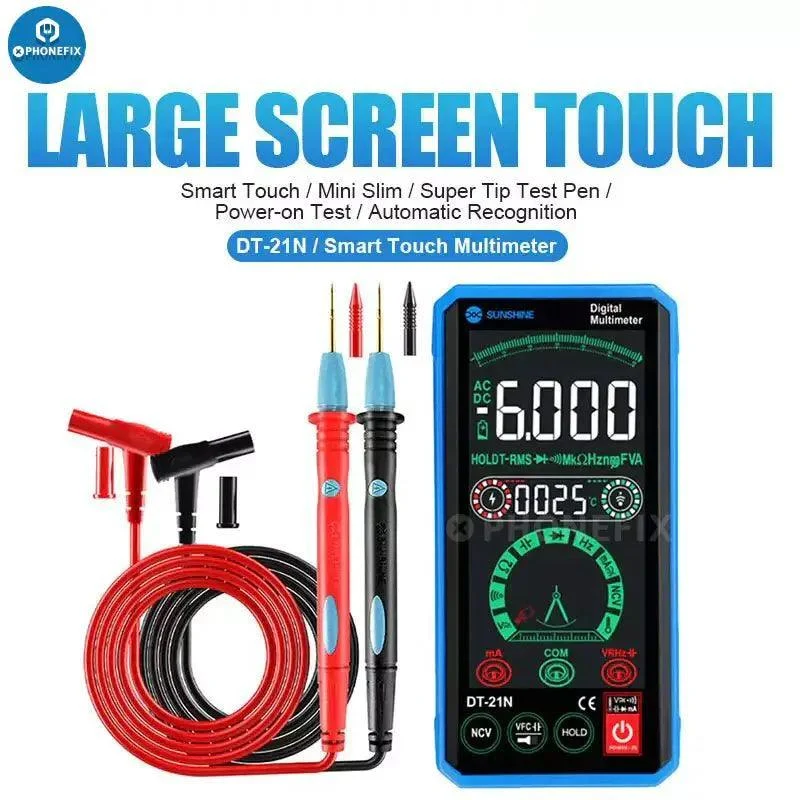 Sunshine DT-20N Multimetro Touch per la misurazione della tensione e della corrente