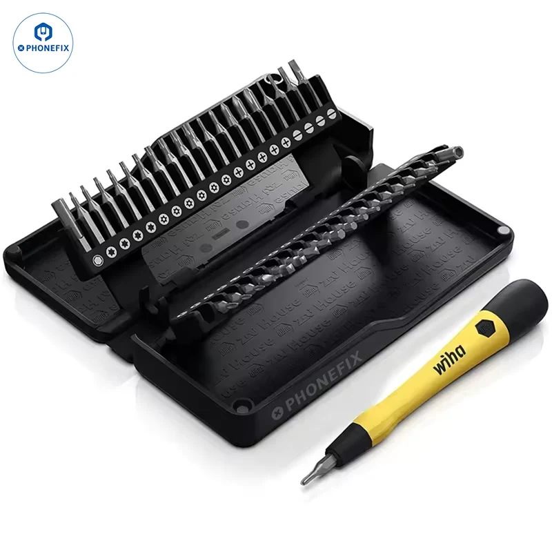 Set di cacciaviti magnetici Wiha Mini, kit di strumenti base per la riparazione del telefono