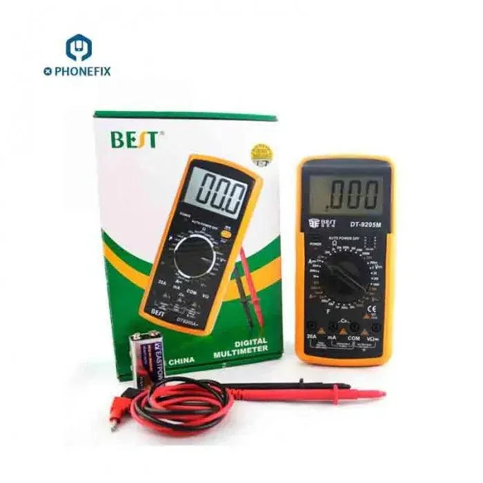9205M Multimetro portatile LCD digitale universale per saldatura