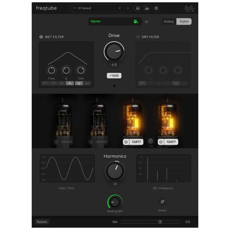 Freqport FreqTube FT1 Analog Saturation Plugin With (Download Code Only)