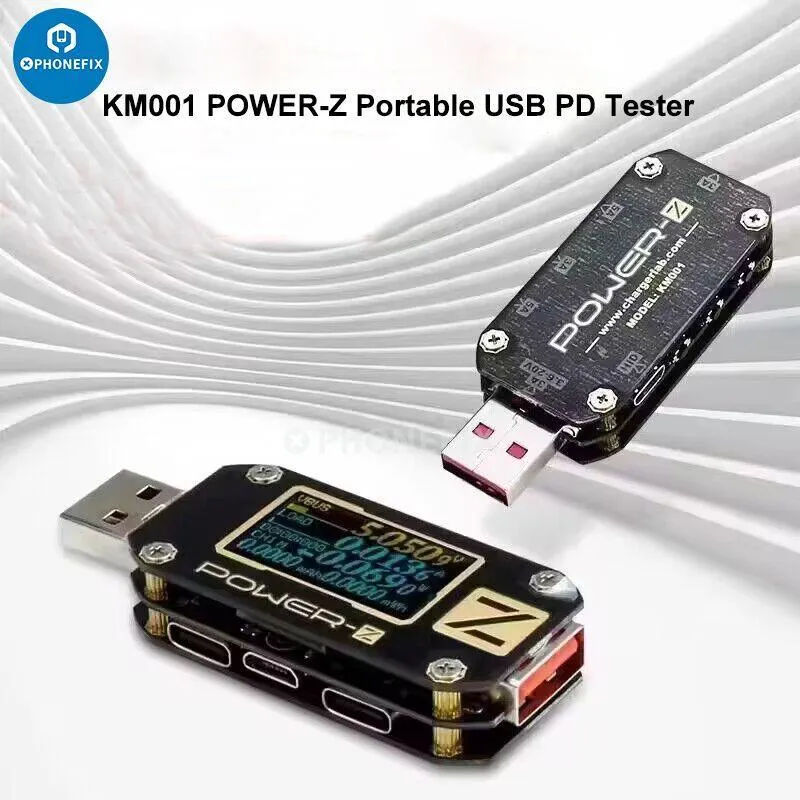 Tester POWER-Z PD KT002 USB KM003C Tipo-C Voltmetro Amperometro