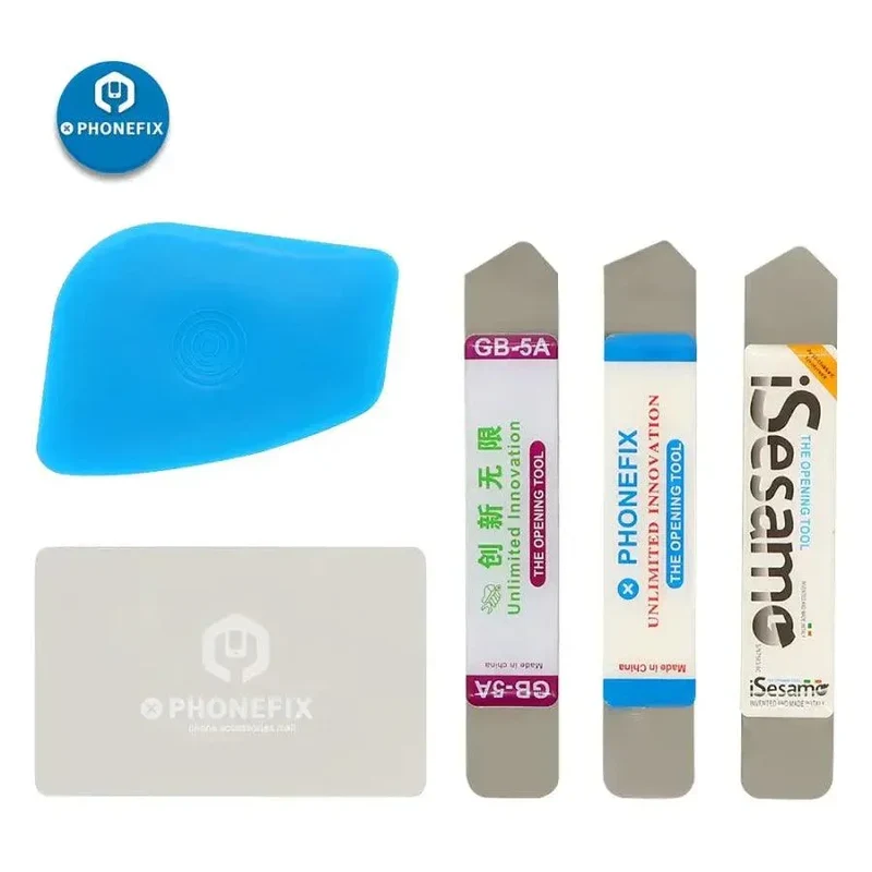 Kit di riparazione raschietto per apertura schermo con lama di leva in plastica da 5 pezzi