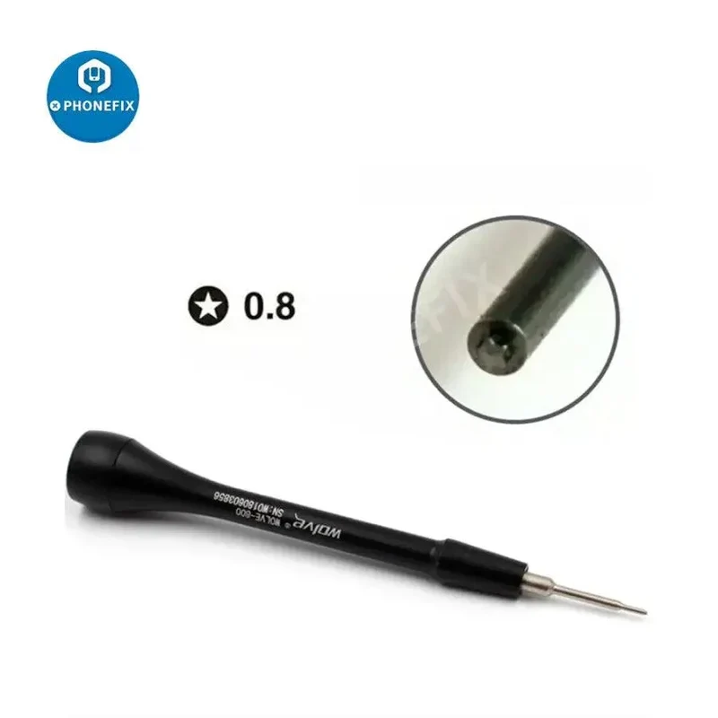Cacciavite di precisione antiscivolo 800D originale WOLVE-3 per strumenti di riparazione del telefono