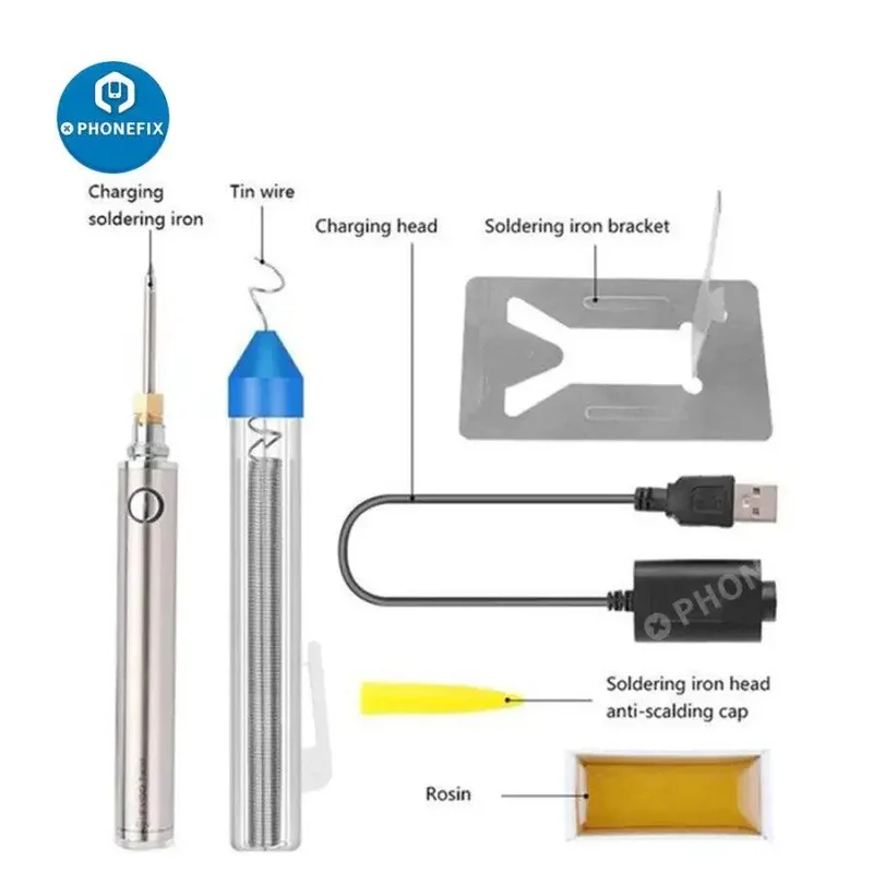 Penna per saldatura wireless con saldatore elettrico ricaricabile da 5 V e 8 W