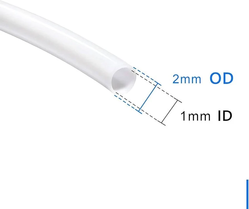 Tubetto teflon (PTFE) 1mm diametro interno (1mt) - TTF 100