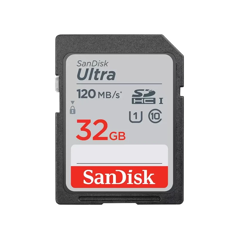 SanDisk Ultra SDHC 32GB 120MB/s R UHS-I Memory Card SD Card