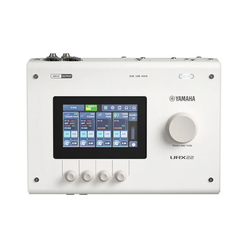Yamaha URX22 4x2 USB-C Audio Interface w/ DSP-Powered Effects (White)
