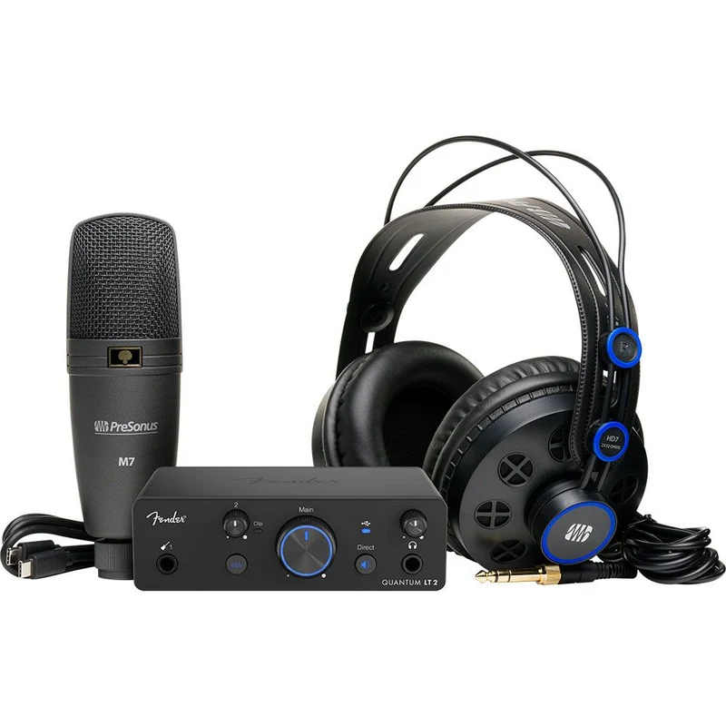 Fender Studio Quantum Creator Bundle w/ Interface Microphone Headphones & Studio Pro DAW